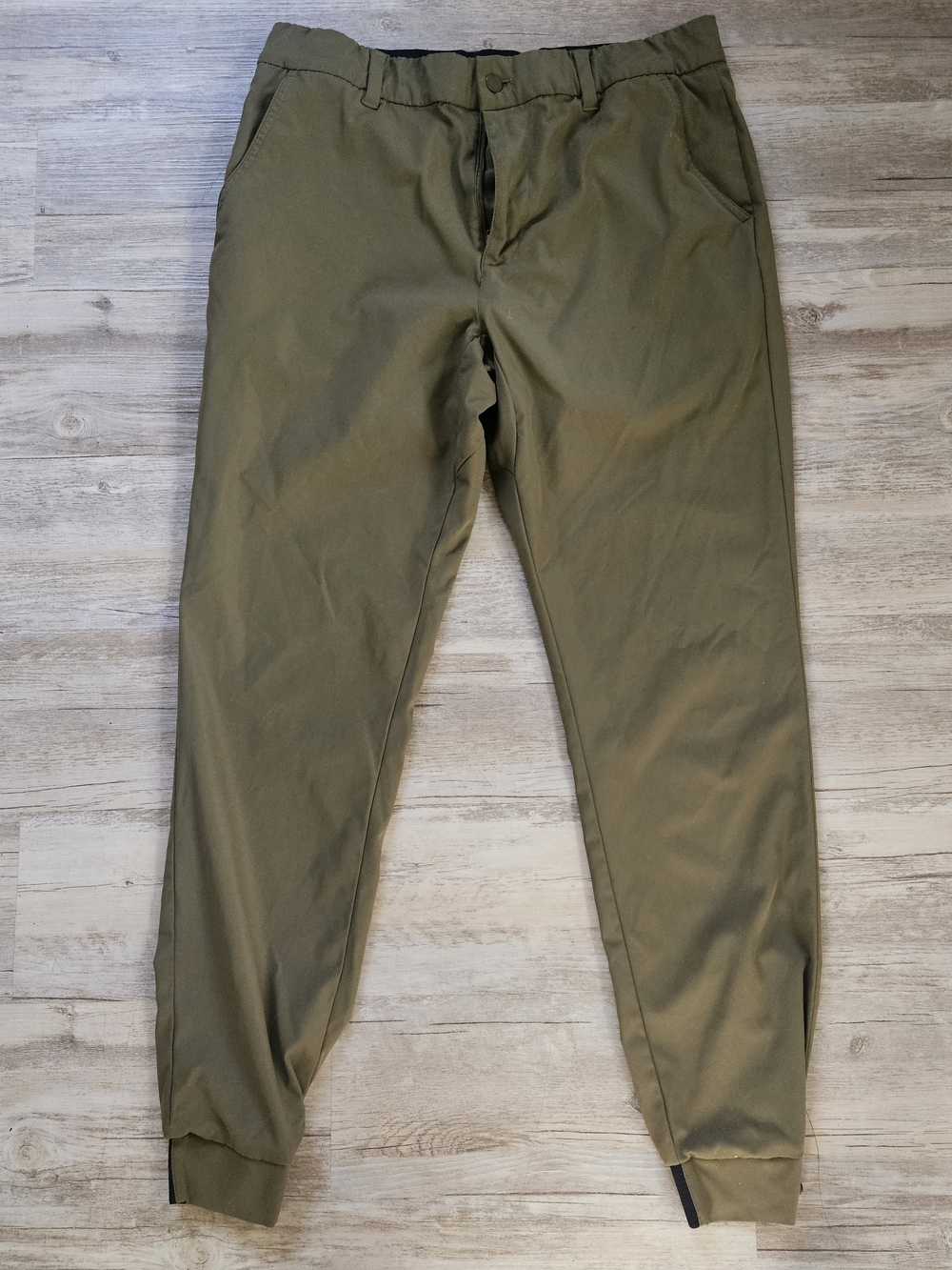 Good Good Golf Men's Olive Green Casual Golf Jogger Pants 32 Stretch Performance